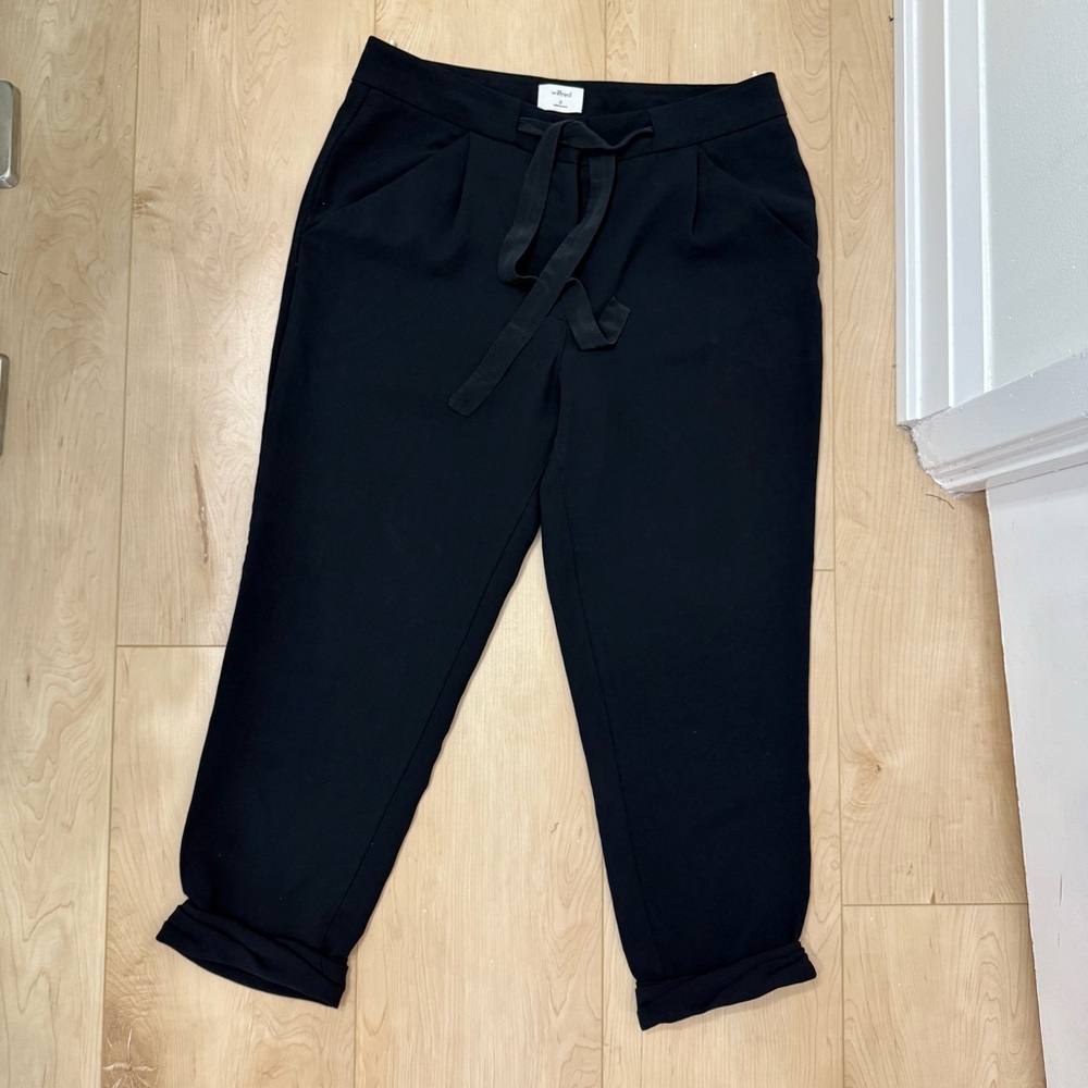 Wilfred Navy roll up pants